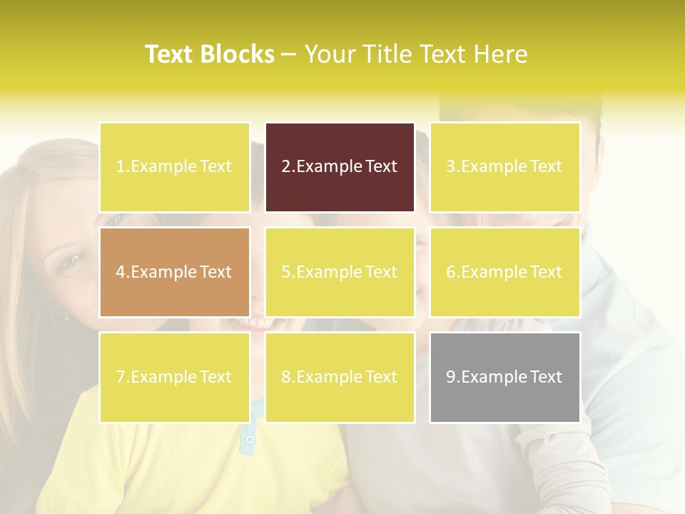 Male Portrait Happiness PowerPoint Template
