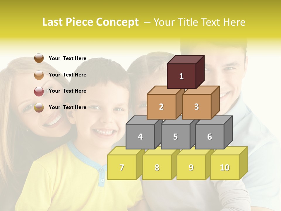 Male Portrait Happiness PowerPoint Template