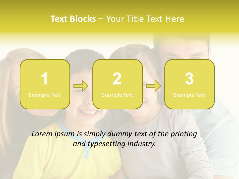 Male Portrait Happiness PowerPoint Template