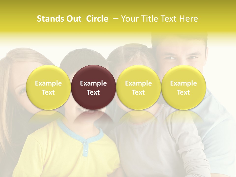 Male Portrait Happiness PowerPoint Template