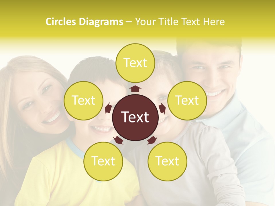 Male Portrait Happiness PowerPoint Template