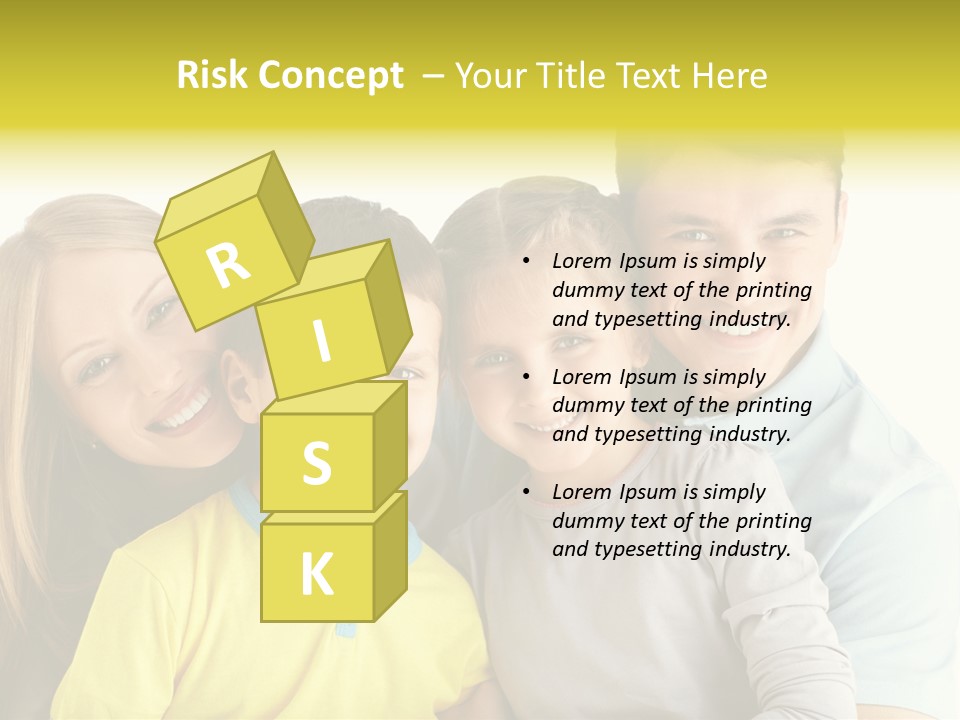 Male Portrait Happiness PowerPoint Template