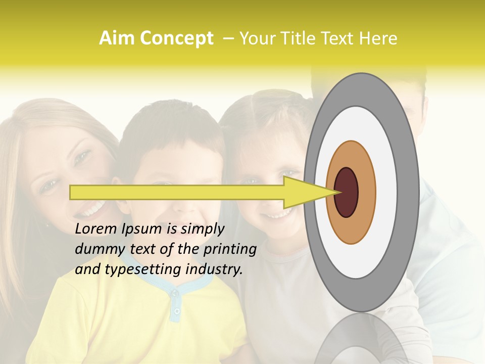 Male Portrait Happiness PowerPoint Template