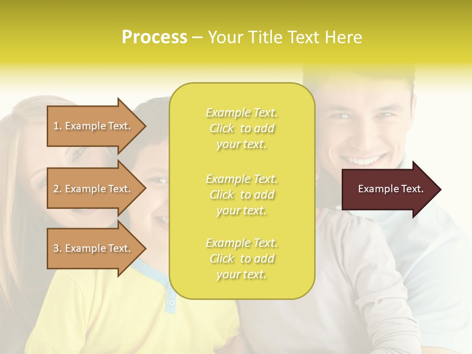 Male Portrait Happiness PowerPoint Template