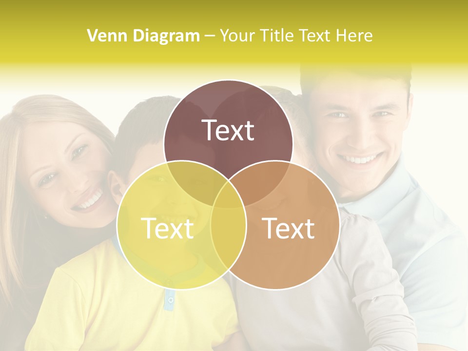 Male Portrait Happiness PowerPoint Template