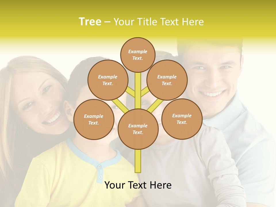Male Portrait Happiness PowerPoint Template
