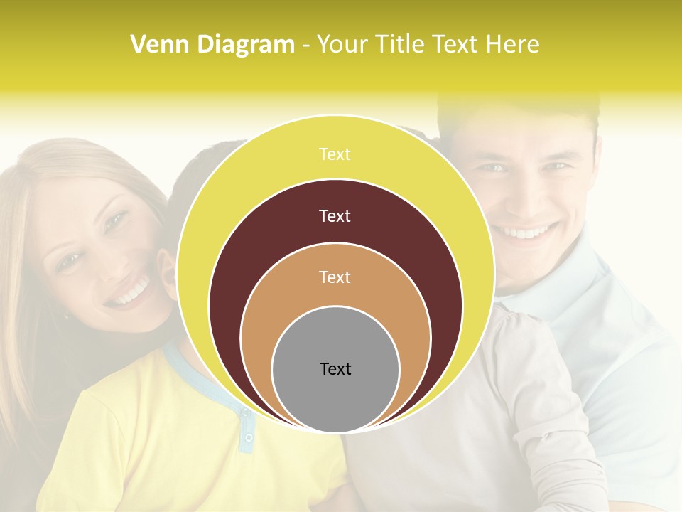 Male Portrait Happiness PowerPoint Template