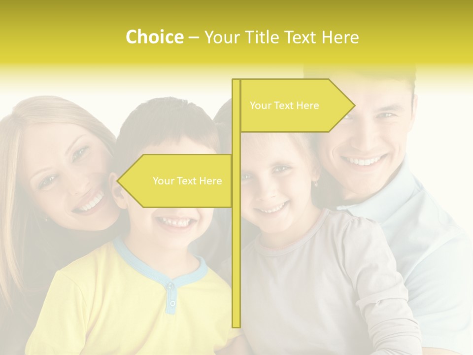 Male Portrait Happiness PowerPoint Template