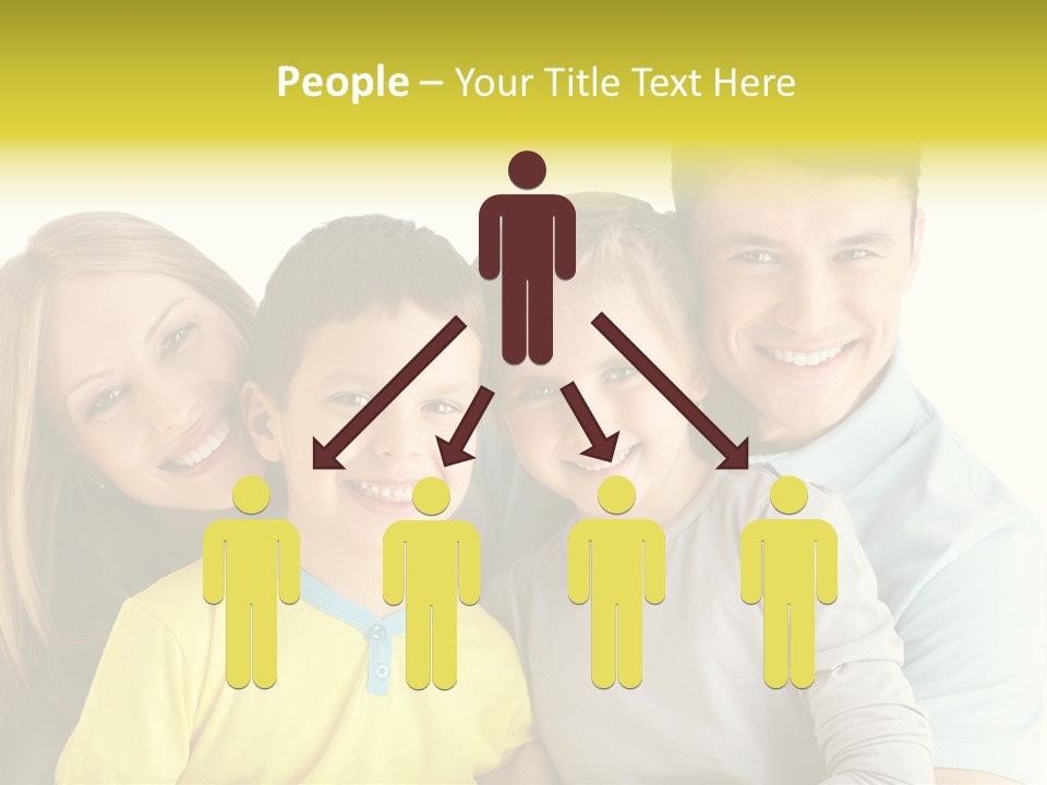 Male Portrait Happiness PowerPoint Template