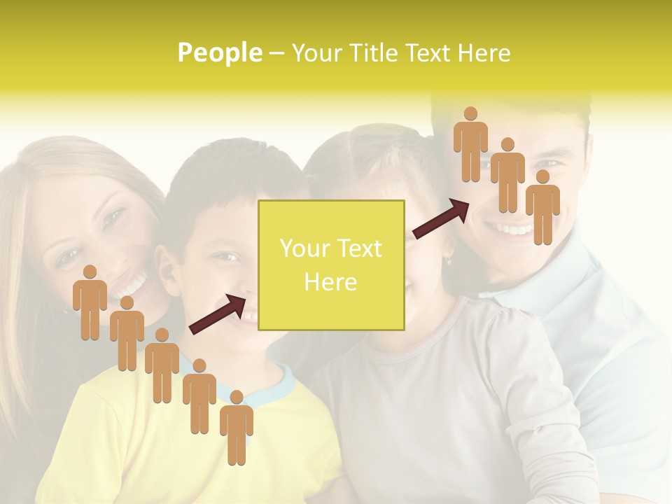 Male Portrait Happiness PowerPoint Template