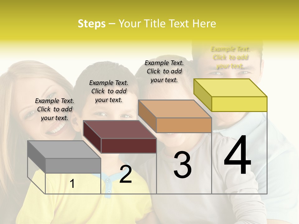Male Portrait Happiness PowerPoint Template