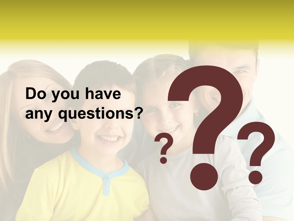 Male Portrait Happiness PowerPoint Template