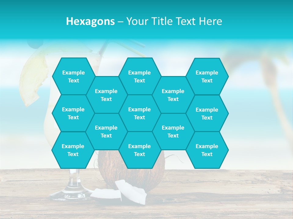 Cream Blue Wood PowerPoint Template