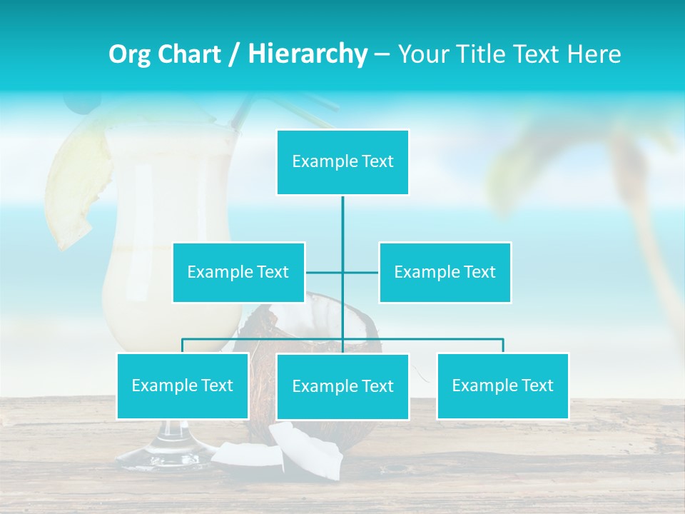 Cream Blue Wood PowerPoint Template