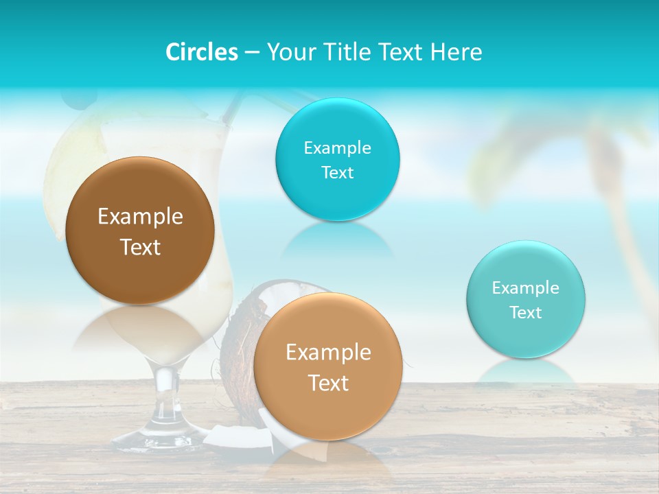 Cream Blue Wood PowerPoint Template