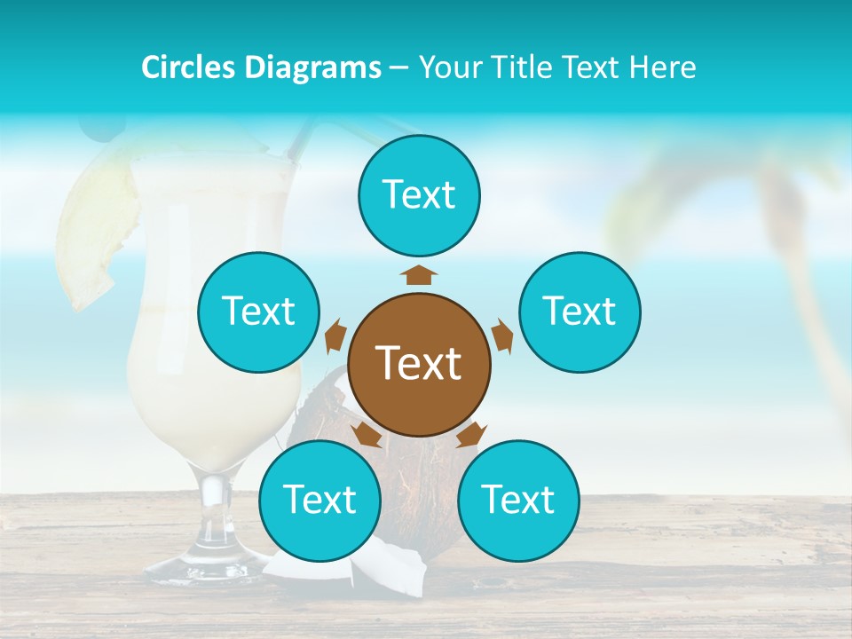 Cream Blue Wood PowerPoint Template