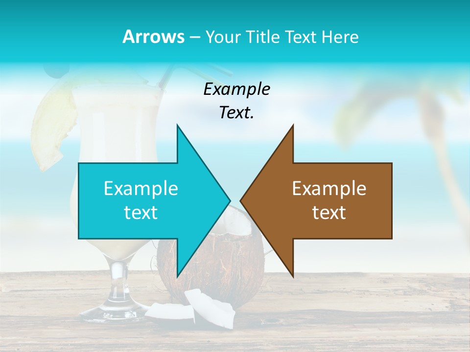 Cream Blue Wood PowerPoint Template