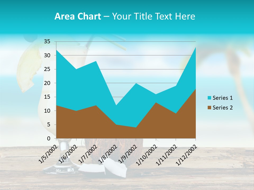 Cream Blue Wood PowerPoint Template