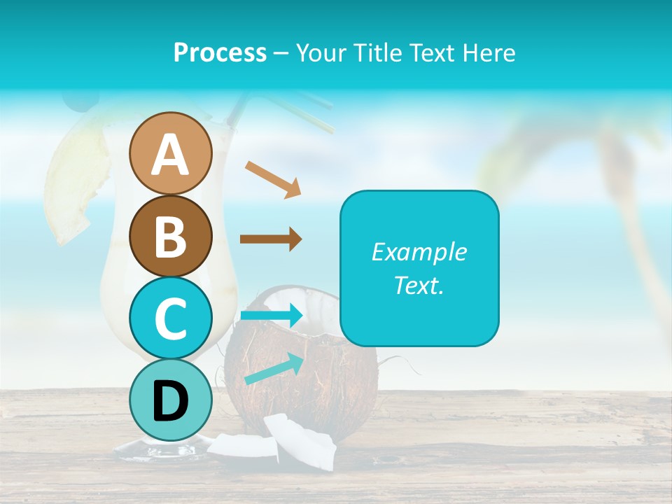 Cream Blue Wood PowerPoint Template