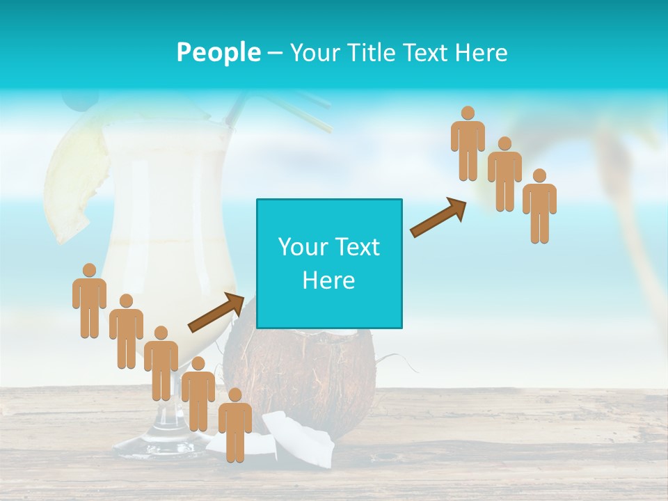 Cream Blue Wood PowerPoint Template