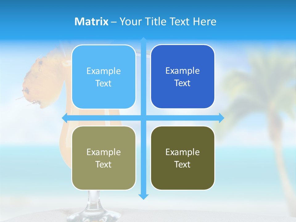 Summer Glass Ocean PowerPoint Template