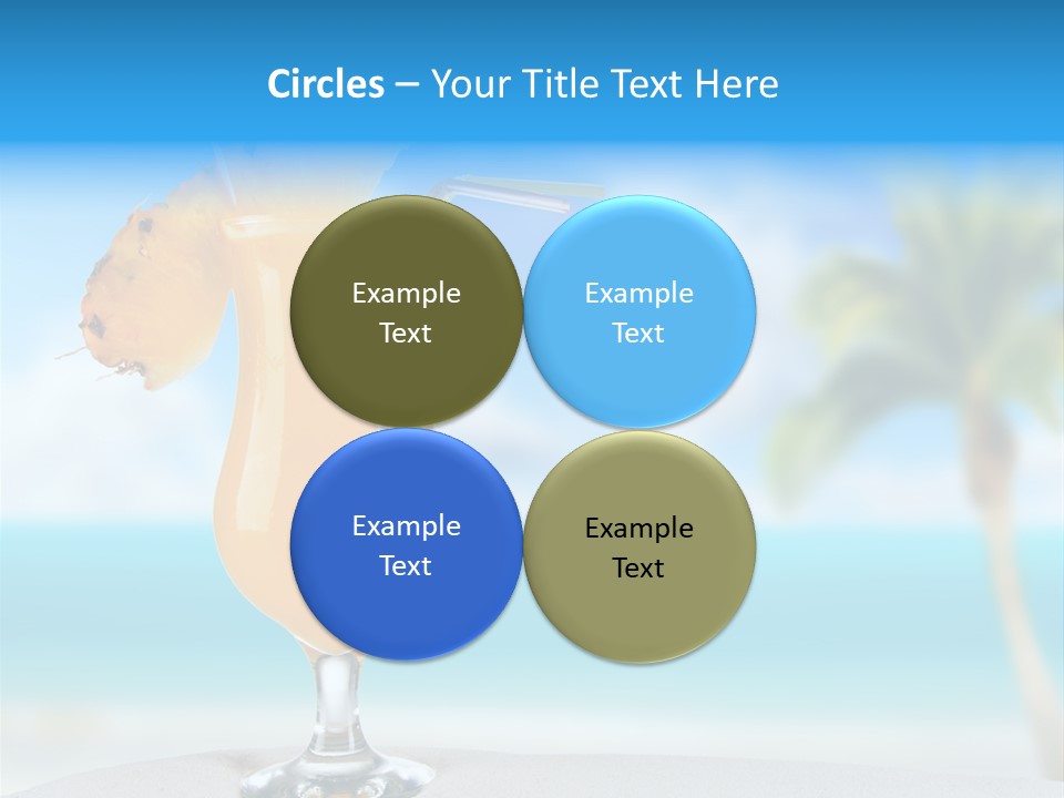 Summer Glass Ocean PowerPoint Template