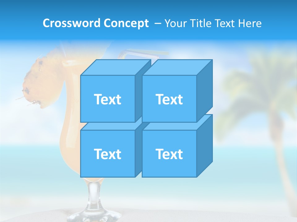 Summer Glass Ocean PowerPoint Template