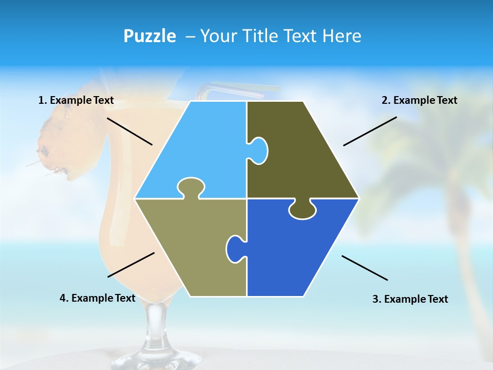 Summer Glass Ocean PowerPoint Template