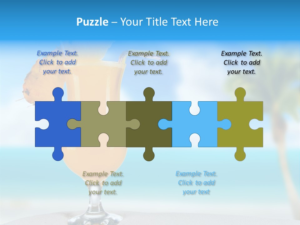 Summer Glass Ocean PowerPoint Template