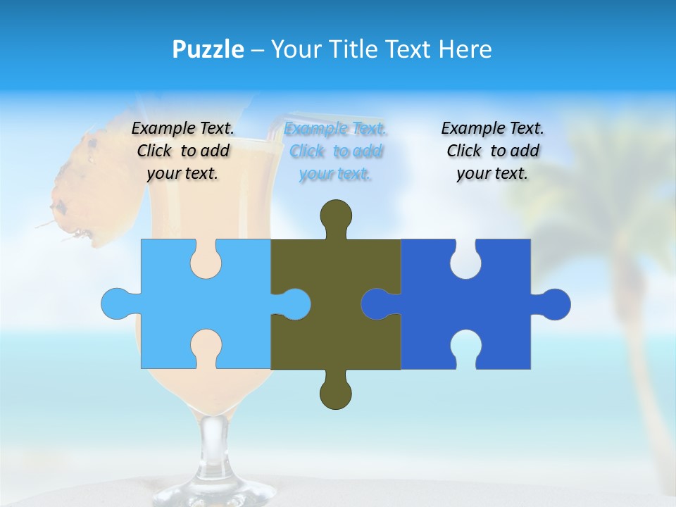 Summer Glass Ocean PowerPoint Template