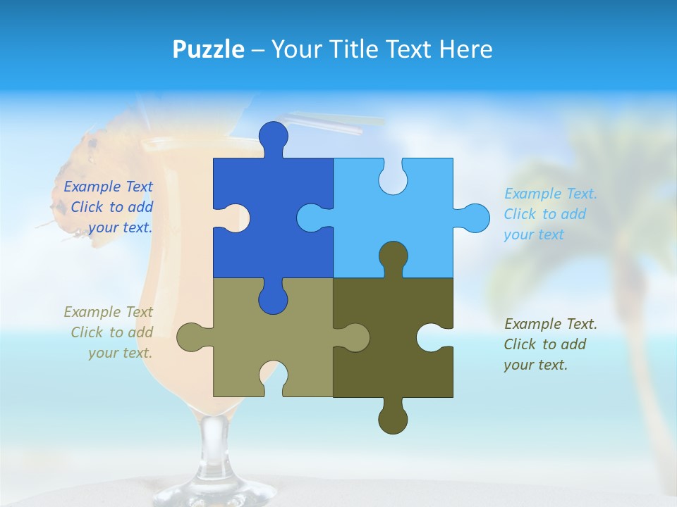 Summer Glass Ocean PowerPoint Template