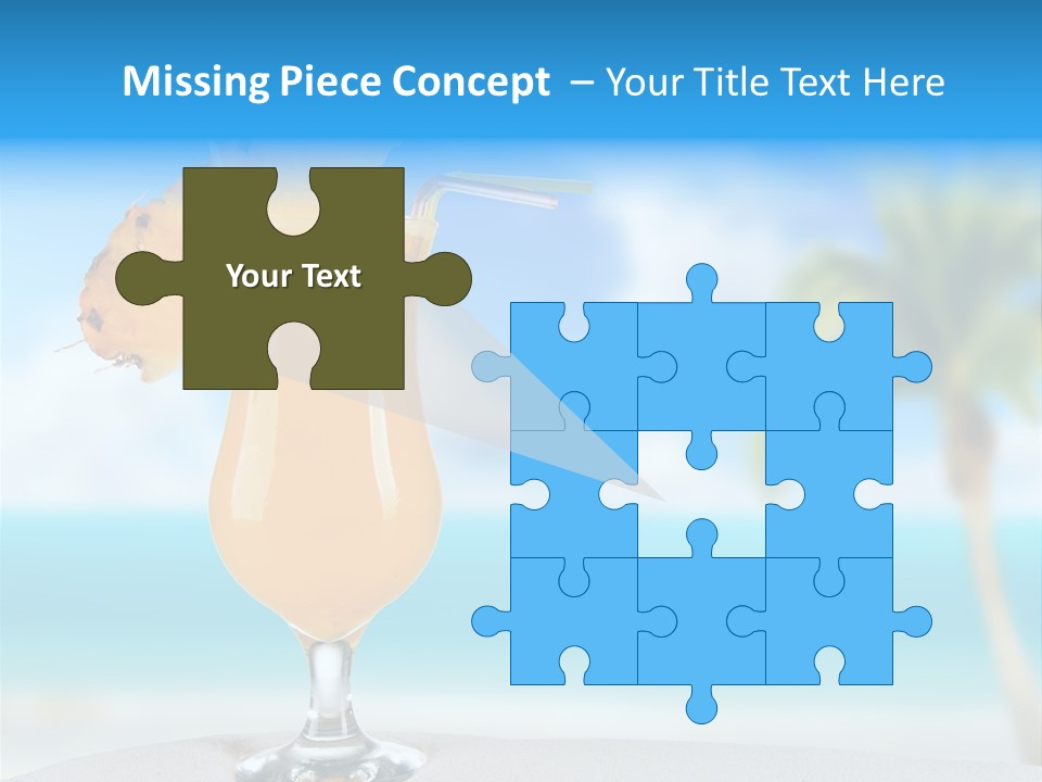 Summer Glass Ocean PowerPoint Template