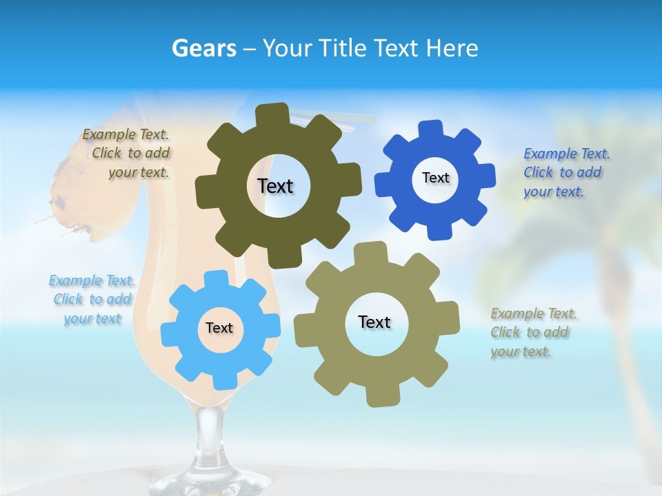 Summer Glass Ocean PowerPoint Template