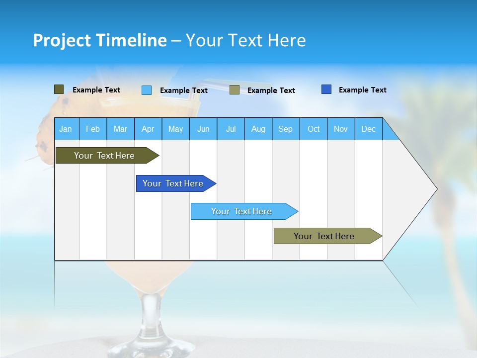 Summer Glass Ocean PowerPoint Template