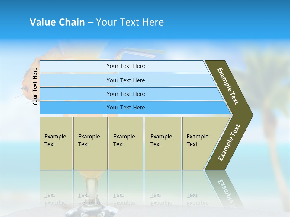 Summer Glass Ocean PowerPoint Template