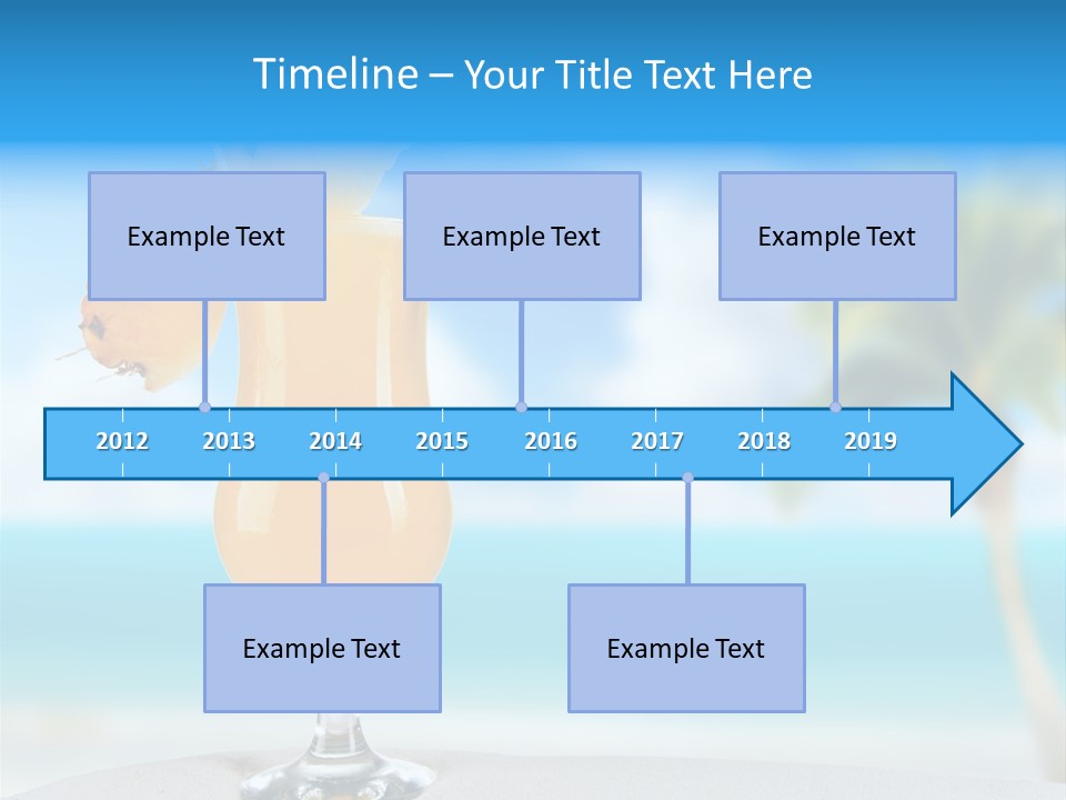 Summer Glass Ocean PowerPoint Template