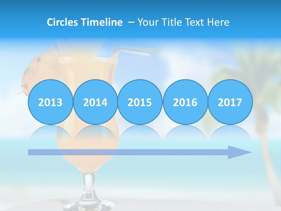 Summer Glass Ocean PowerPoint Template