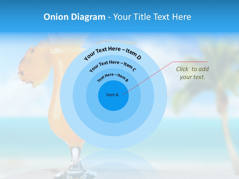 Summer Glass Ocean PowerPoint Template