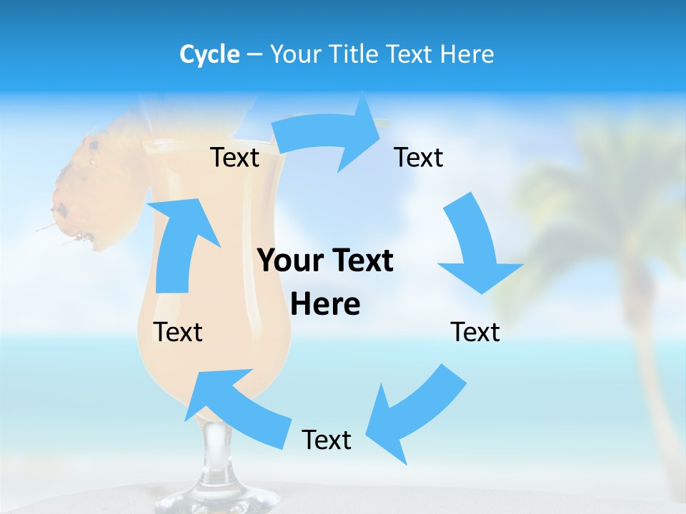 Summer Glass Ocean PowerPoint Template