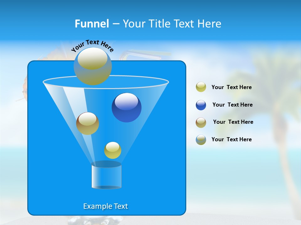 Summer Glass Ocean PowerPoint Template