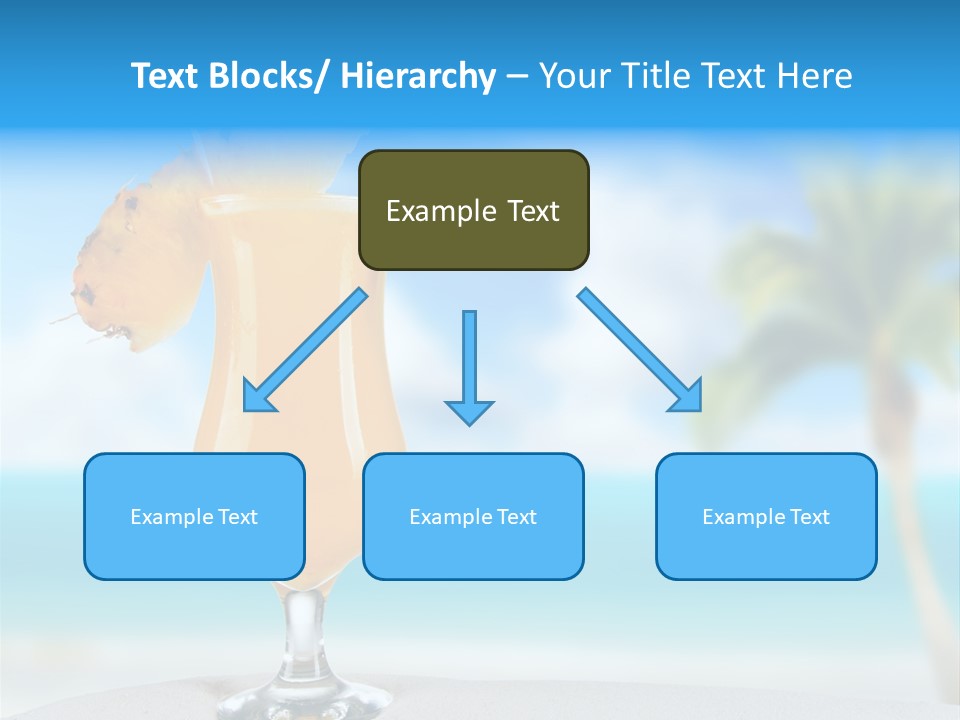 Summer Glass Ocean PowerPoint Template