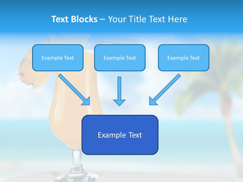 Summer Glass Ocean PowerPoint Template