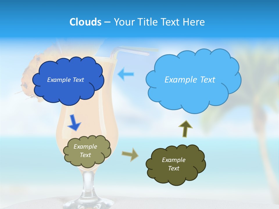 Summer Glass Ocean PowerPoint Template