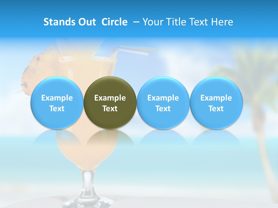 Summer Glass Ocean PowerPoint Template