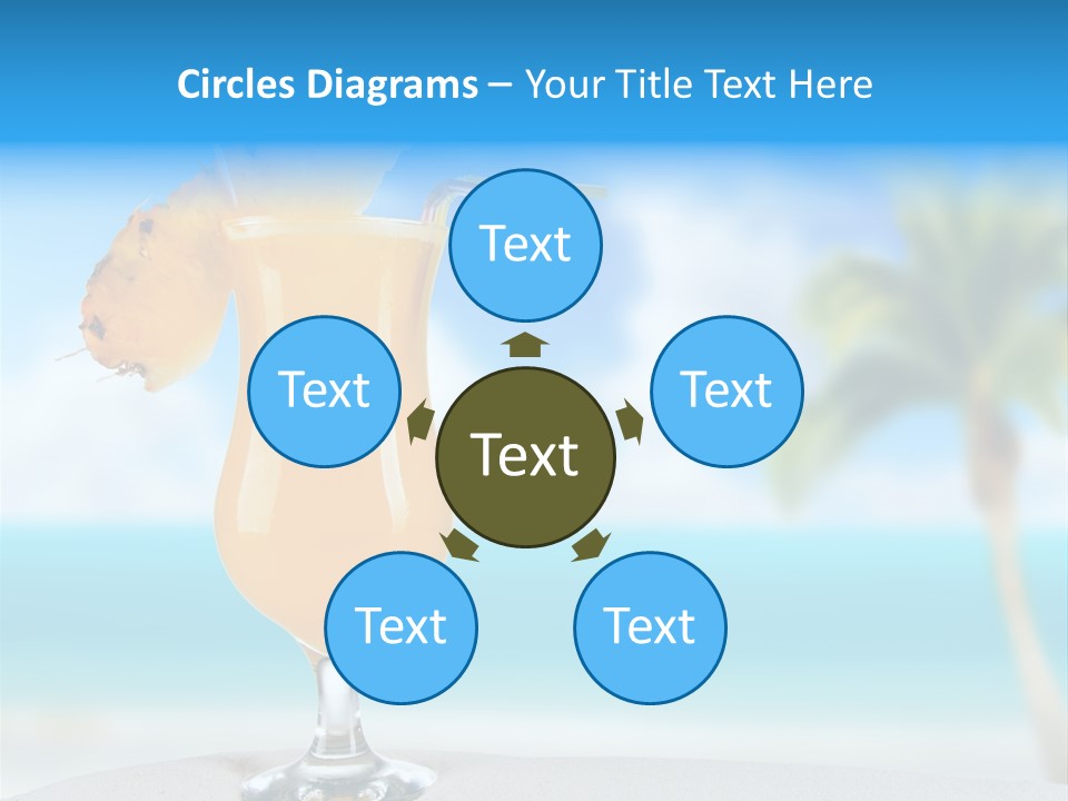 Summer Glass Ocean PowerPoint Template