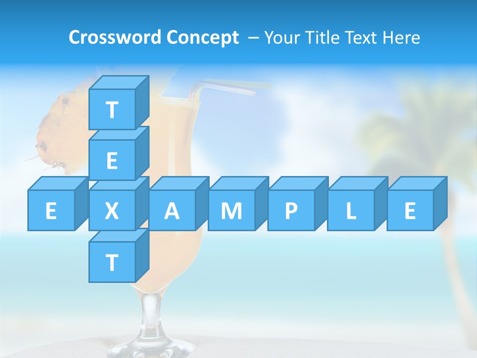 Summer Glass Ocean PowerPoint Template