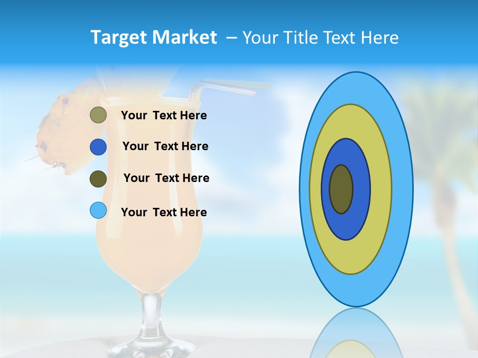 Summer Glass Ocean PowerPoint Template