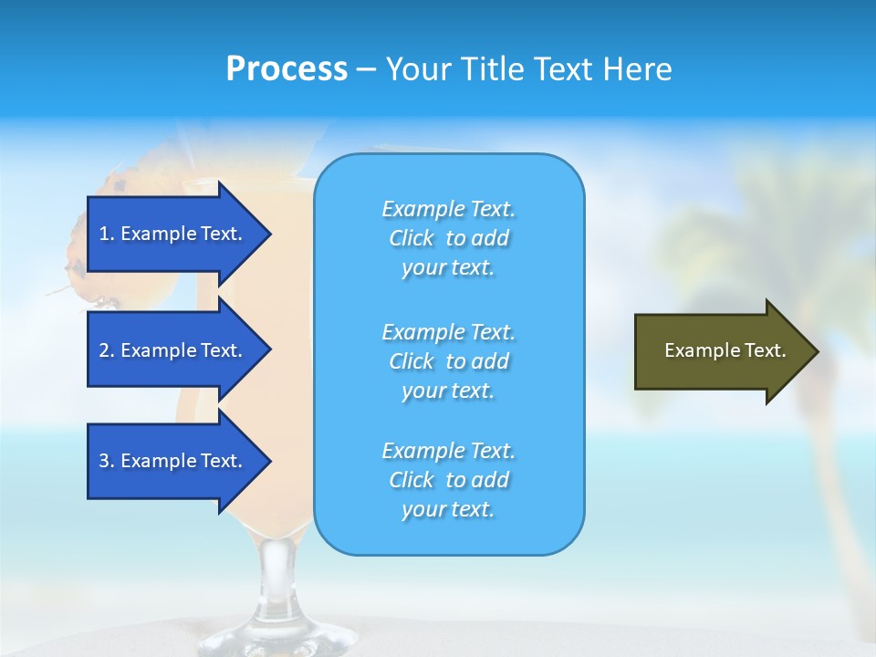 Summer Glass Ocean PowerPoint Template