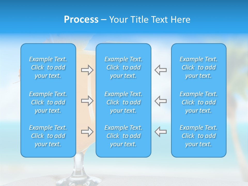 Summer Glass Ocean PowerPoint Template