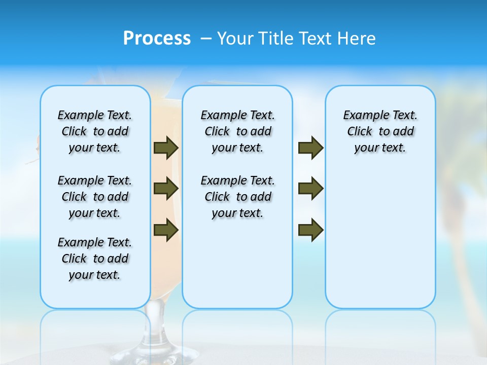 Summer Glass Ocean PowerPoint Template